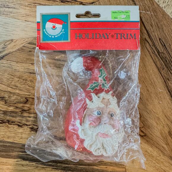Vintage Whimsical Kurt Alder Old World Santa Ornament Sealed Original Bag 3.5” - Picture 2 of 8